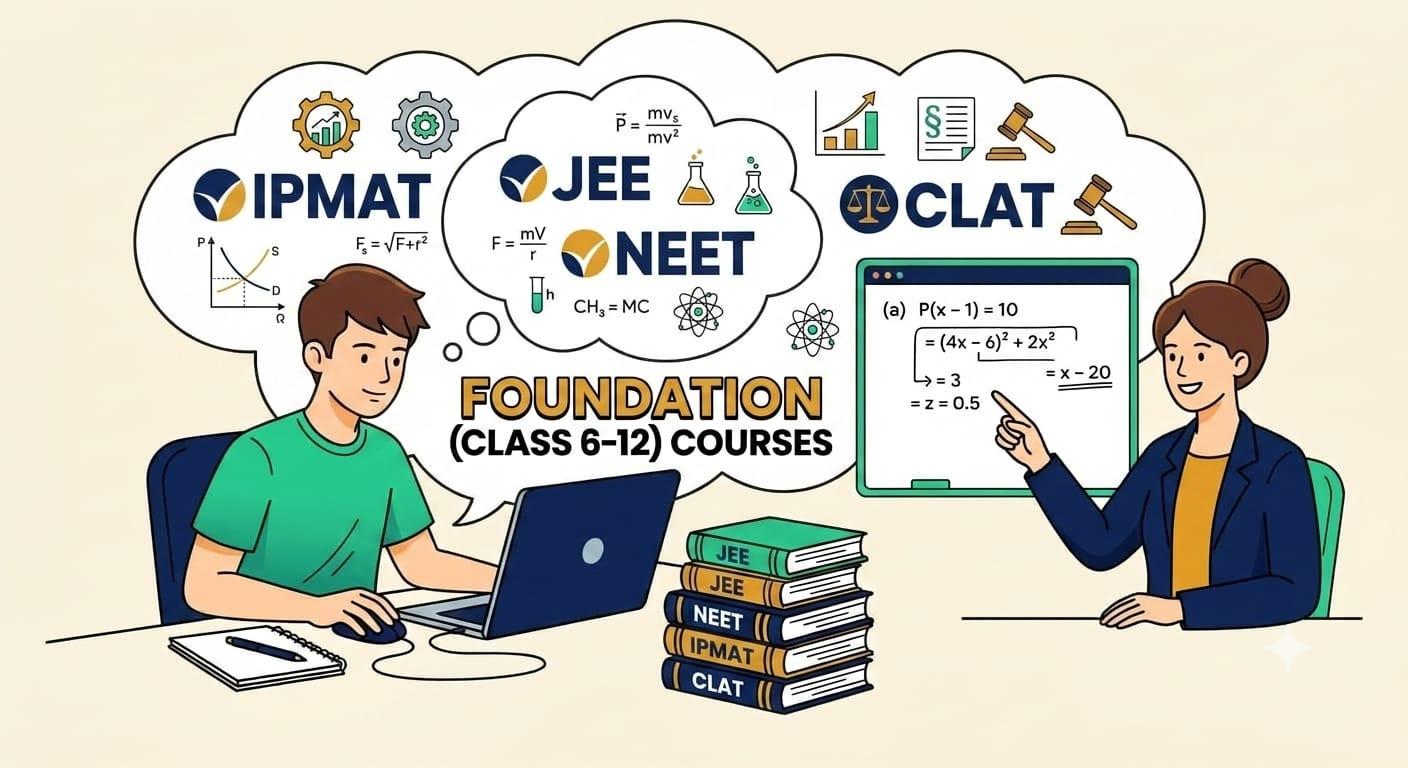 Foundation Courses – JEE, NEET, IPMAT, CLAT